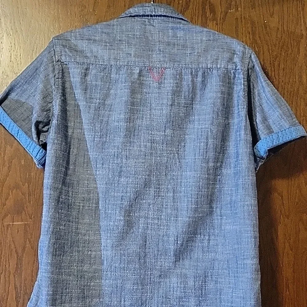 Paper, Denim and Cloth Men’s Shirt M Short Sleeves Button-up ⁹ - Picture 5 of 6